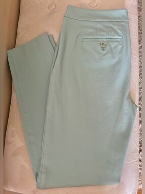 Talbots Aqua Green Chatham Ankle Pants